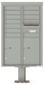 Florence 4C Pedestal 4C13D-12-P Silver Speck