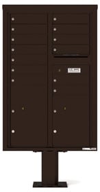 Florence 4C Pedestal 4C13D-13-P Dark Bronze