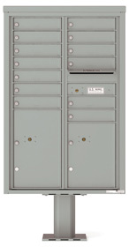 Florence 4C Pedestal 4C13D-13-P Silver Speck