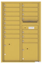 Florence 4C Mailboxes 4C13D-15 Gold Speck