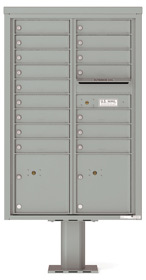 Florence 4C Pedestal 4C13D-16-P Silver Speck