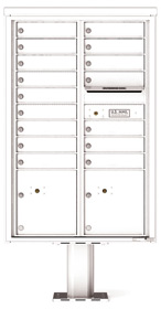 Florence 4C Pedestal 4C13D-16-P White