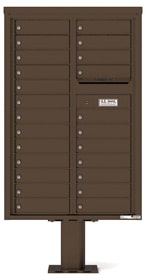 Florence 4C Pedestal 4C13D-24-P Antique Bronze