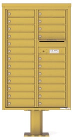 Florence 4C Pedestal 4C13D-24-P Gold Speck
