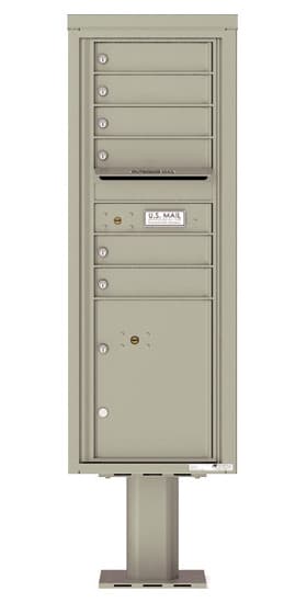 4C13S06-P Commercial 4C Pedestal Mailboxes
