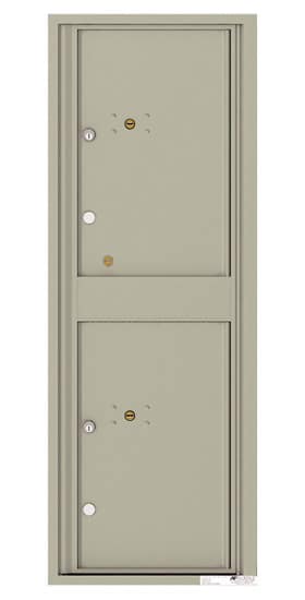 Florence Recessed 4C Horizontal Mailbox – 2 Parcel Lockers – Front Loading – 13 Doors High – Private Delivery Product Image