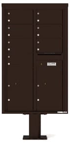 Florence 4C Pedestal 4C14D-07-P Dark Bronze