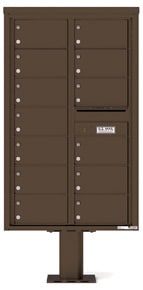 Florence 4C Pedestal 4C14D-13-P Antique Bronze
