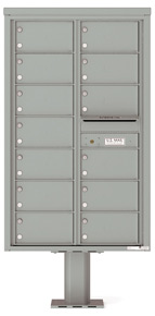 Florence 4C Pedestal 4C14D-13-P Silver Speck