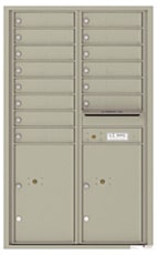 Florence 4C Mailboxes 4C14D-14 Postal Grey