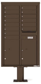 Florence 4C Pedestal 4C14D-14-P Antique Bronze