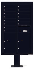 Florence 4C Pedestal 4C14D-14-P Black