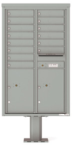 Florence 4C Pedestal 4C14D-14-P Silver Speck