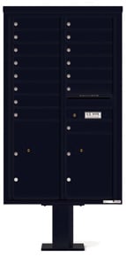 Florence 4C Pedestal 4C14D-15-P Black