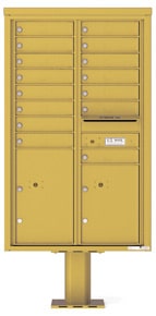 Florence 4C Pedestal 4C14D-15-P Gold Speck