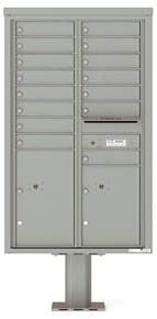 Florence 4C Pedestal 4C14D-15-P Silver Speck