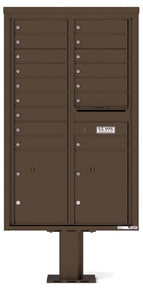 Florence 4C Pedestal 4C14D-16-P Antique Bronze