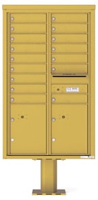 Florence 4C Pedestal 4C14D-16-P Gold Speck