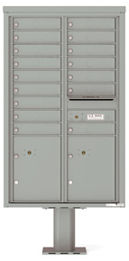 Florence 4C Pedestal 4C14D-16-P Silver Speck