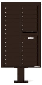 Florence 4C Pedestal 4C14D-26-P Dark Bronze