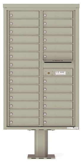 4C14D26-P Commercial 4C Pedestal Mailboxes