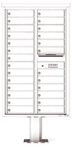 Florence 4C Pedestal 4C14D-26-P White