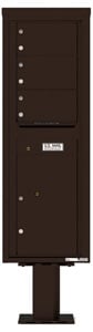Florence 4C Pedestal 4C14S-03-P Dark Bronze