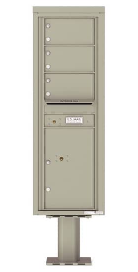 4C14S03-P Commercial 4C Pedestal Mailboxes