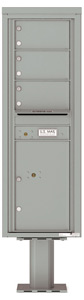 Florence 4C Pedestal 4C14S-03-P Silver Speck