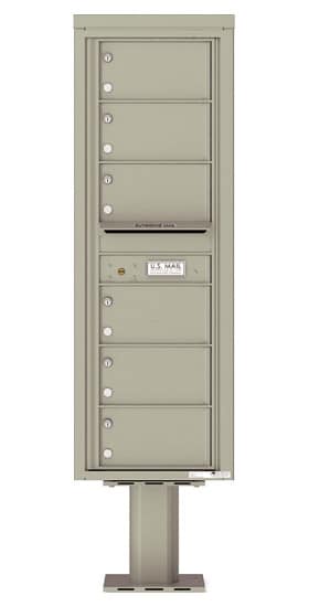 4C14S06-P Commercial 4C Pedestal Mailboxes