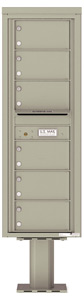 Florence 4C Pedestal 4C14S-06-P Postal Grey