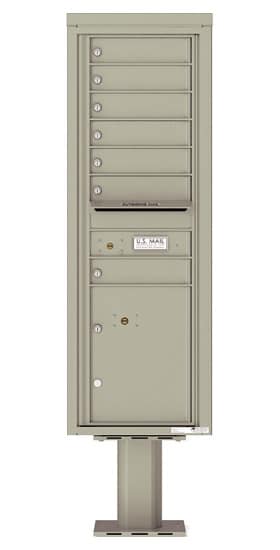 4C14S07-P Commercial 4C Pedestal Mailboxes