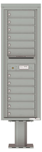 Florence 4C Pedestal 4C14S-12-P Silver Speck