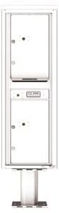 Florence 4C Pedestal 4C14S-2P-P White