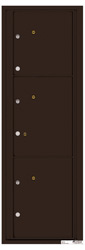 Florence 4C Mailboxes 4C14S-3P Dark Bronze