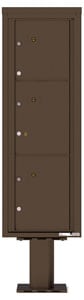 Florence 4C Pedestal 4C14S-3P-P Antique Bronze