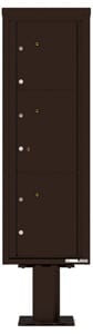 Florence 4C Pedestal 4C14S-3P-P Dark Bronze