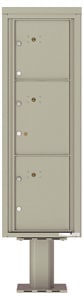 Florence 4C Pedestal 4C14S-3P-P Postal Grey