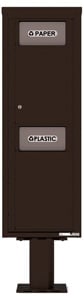 Florence 4C Pedestal 4C14S-BIN-P Dark Bronze