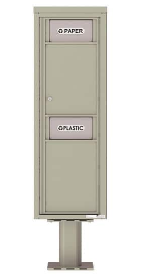 4C14SBIN 4C Pedestal Trash Recycling Bin