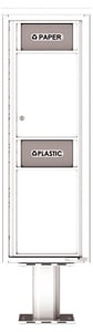 Florence 4C Pedestal 4C14S-BIN-P White