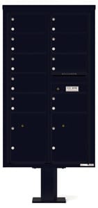 Florence 4C Pedestal 4C15D-09-P Black