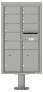Florence 4C Pedestal 4C15D-09-P Silver Speck