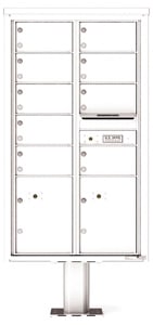 Florence 4C Pedestal 4C15D-09-P White