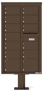 Florence 4C Pedestal 4C15D-13-P Antique Bronze