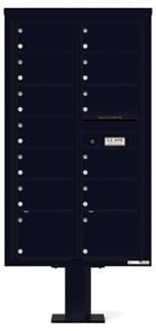 Florence 4C Pedestal 4C15D-13-P Black