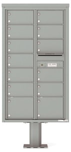 Florence 4C Pedestal 4C15D-13-P Silver Speck