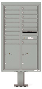 Florence 4C Pedestal 4C15D-16-P Silver Speck