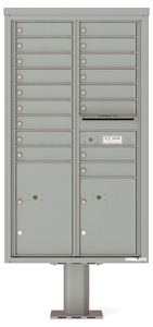 Florence 4C Pedestal 4C15D-17-P Silver Speck