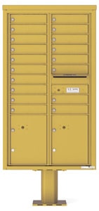 Florence 4C Pedestal 4C15D-18-P Gold Speck